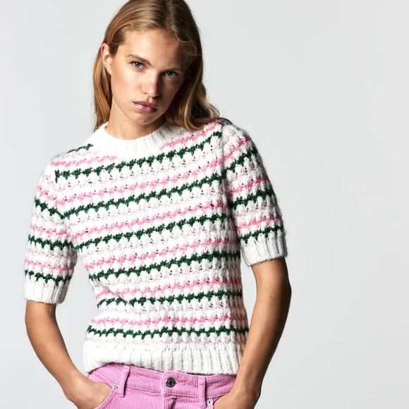 Zara striped knit sweater - Picture 4 of 10